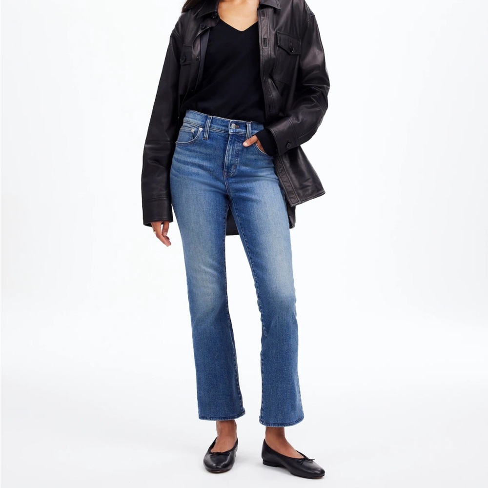 Madewell Women's Midrise Kickout Crop Jeans 27 tall